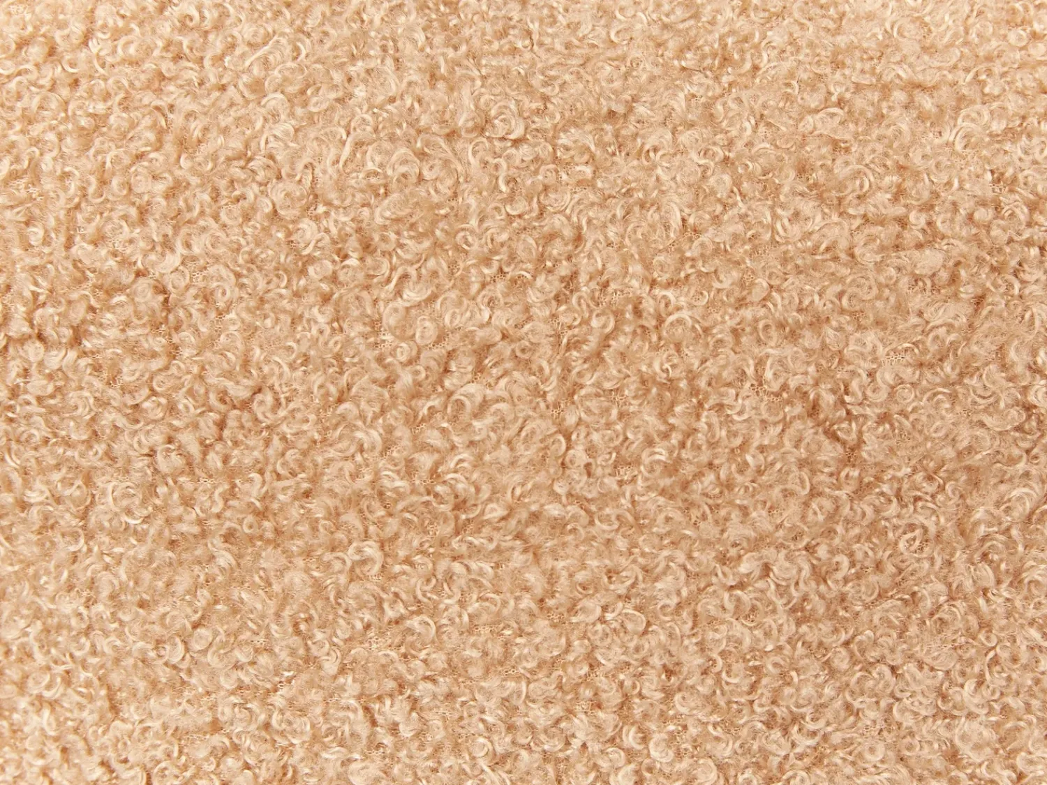 Clearance Beliani Set di 2 cuscini GLADIOLUS Bouclé 172 x 14 cm chiaro Tinta unita Marrone