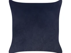 Outlet Beliani Set di 2 cuscini GOLDENROD Velluto 45 x 45 cm Nero Trama di piante Oro Nero