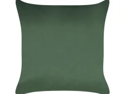 Best Beliani Set di 2 cuscini GOLDSPRUCE Velluto 45 x 45 cm Verde Modello natalizio Nero Oro Verde
