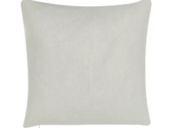 Sale Beliani Set di 2 cuscini GOMPHRENA 45 x 45 cm Beige chiaro Trama di piante Beige Oro