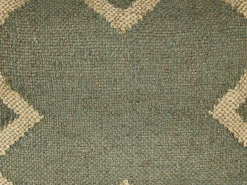 Discount Beliani Set di 2 cuscini GOPI Iuta 30 x 50 cm Verde Trama orientale Beige Verde