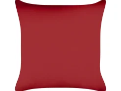 Online Beliani Set di 2 cuscini GUMDROP Velluto 45 x 45 cm Rosso Modello natalizio Bianco Rosso Verde