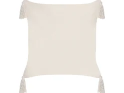 New Beliani Set di 2 cuscini HAKONE chiaro Trama geometrica Beige