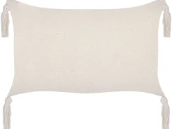 Sale Beliani Set di 2 cuscini HAKONE Tortora Trama geometrica Beige