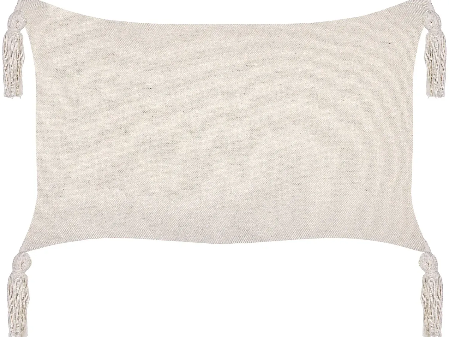 Sale Beliani Set di 2 cuscini HAKONE Tortora Trama geometrica Beige