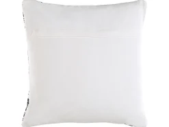 Discount Beliani Set di 2 cuscini HAZRO Cotone 45 x 45 cm Nero Trama geometrica Bianco Nero