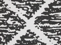 Discount Beliani Set di 2 cuscini HAZRO Cotone 45 x 45 cm Nero Trama geometrica Bianco Nero