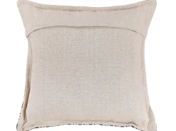 Hot Beliani Set di 2 cuscini HENTEPE Cotone 45 x 45 cm Nero Trama geometrica Beige Nero