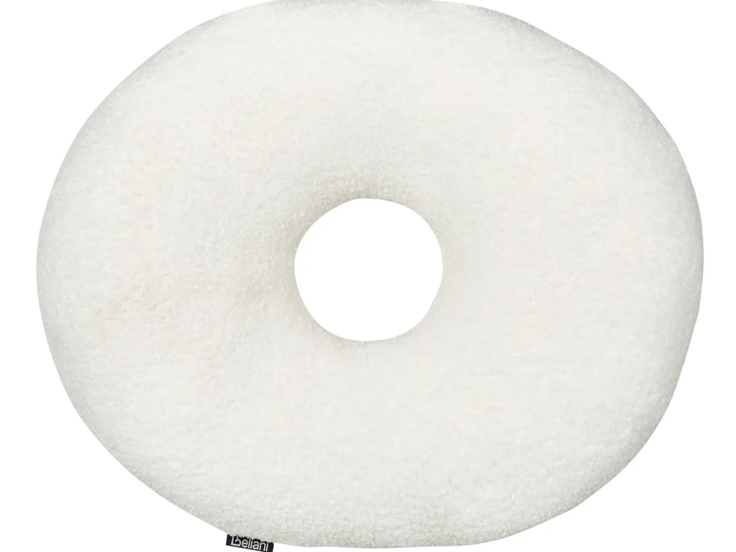 Hot Beliani Set di 2 cuscini HESPERIS Bouclé sporco Tinta unita Bianco