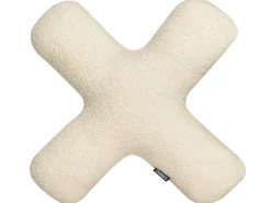 Clearance Beliani Set di 2 cuscini HESPERIS Bouclé Tinta unita Beige