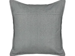 Discount Beliani Set di 2 cuscini HOYA Cotone 45 x 45 cm Grigio Trama geometrica Argento Grigio