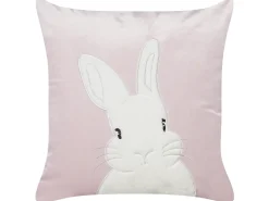 Outlet Beliani Set di 2 cuscini IBERIS Velluto 45 x 45 cm Rosa