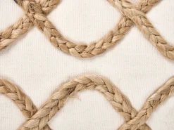 Outlet Beliani Set di 2 cuscini INCANA Cotone 30 x 50 cm Trama geometrica Beige
