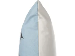 Online Beliani Set di 2 cuscini IXIA Cotone 45 x 45 cm Viola Trama astratta Argento Bianco Blu Viola Multicolore