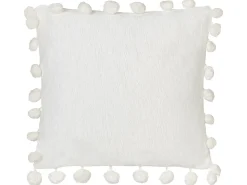 Beliani Set di 2 cuscini JASMINE 45 x 45 cm Tinta unita Bianco