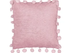 New Beliani Set di 2 cuscini JASMINE 45 x 45 cm Tinta unita Rosa