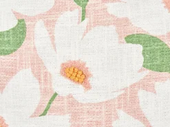 Outlet Beliani Set di 2 cuscini JATROPHA Cotone 45 x 45 cm Rosa Trama floreale Arancione Bianco Rosa Verde