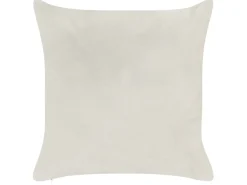 Outlet Beliani Set di 2 cuscini JELLIES Velluto 45 x 45 cm Bianco sporco Bianco Grigio Rosso