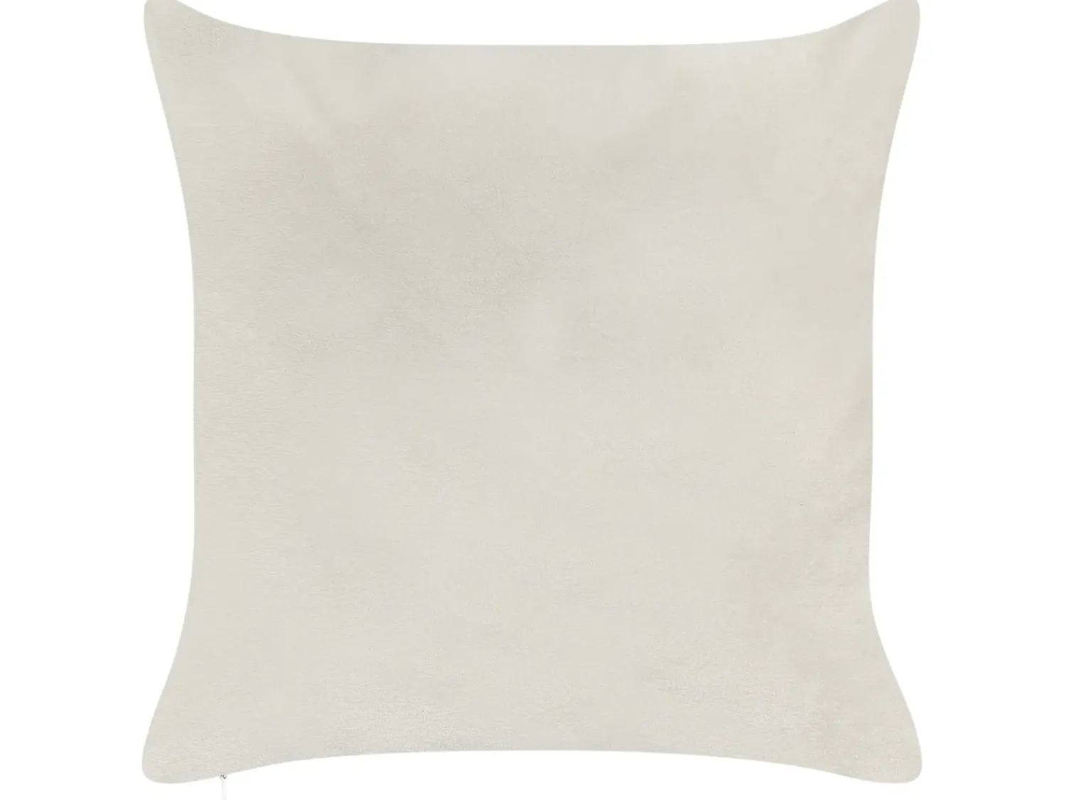 Outlet Beliani Set di 2 cuscini JELLIES Velluto 45 x 45 cm Bianco sporco Bianco Grigio Rosso