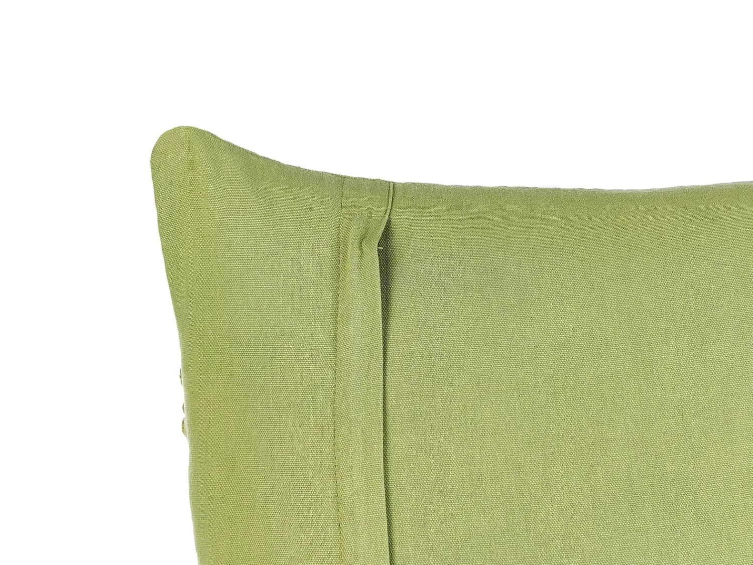 Clearance Beliani Set di 2 cuscini KALAM Cotone 45 x 45 cm Trama geometrica Verde
