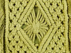 Clearance Beliani Set di 2 cuscini KALAM Cotone 45 x 45 cm Trama geometrica Verde