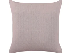Beliani Set di 2 cuscini KALMIA Velluto 45 x 45 cm Trama floreale Rosa