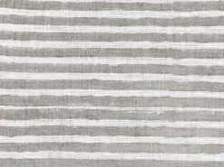 Sale Beliani Set di 2 cuscini KANPAS Lino 50 x 50 cm Grigio A strisce Bianco Grigio