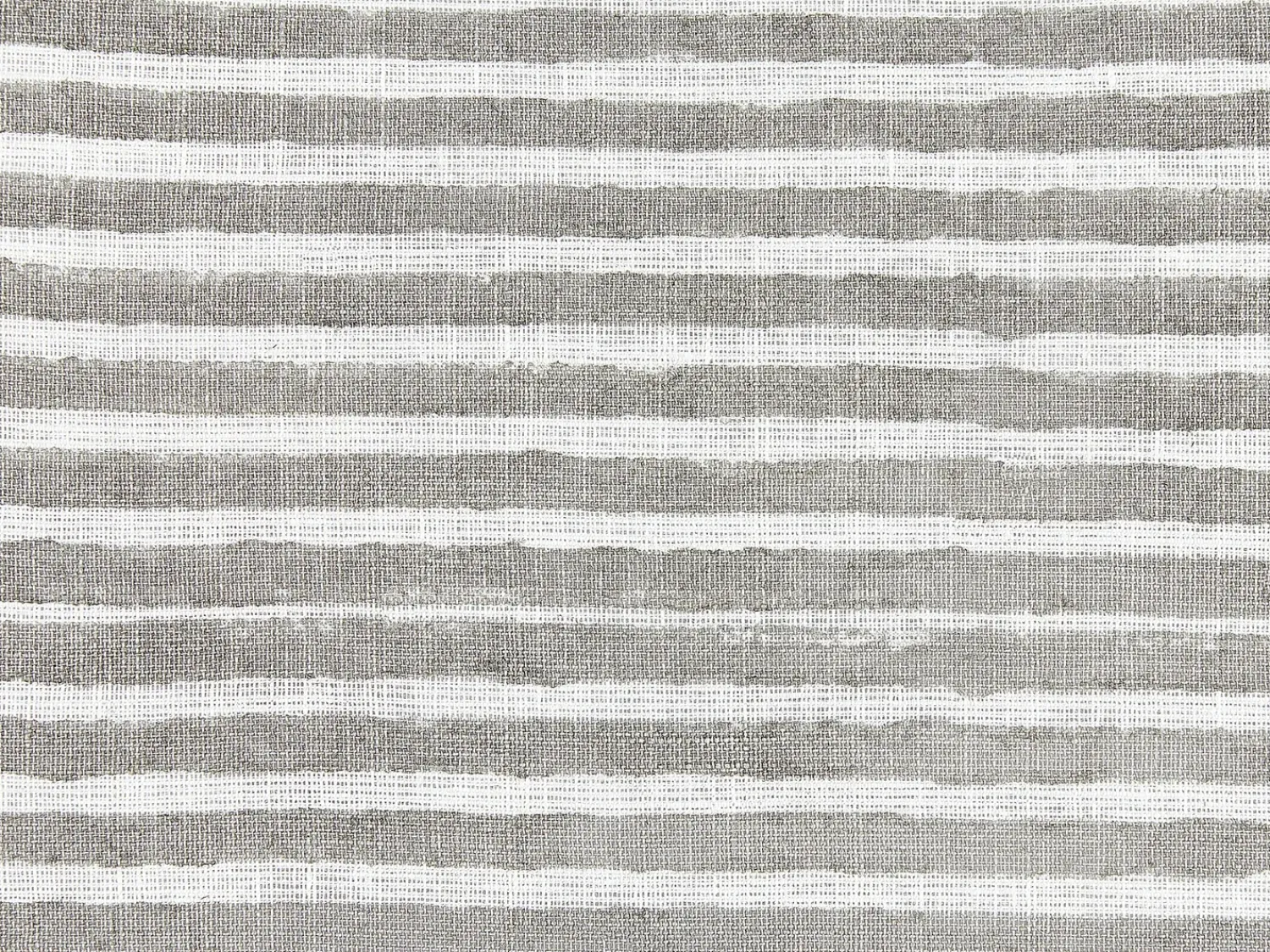 Sale Beliani Set di 2 cuscini KANPAS Lino 50 x 50 cm Grigio A strisce Bianco Grigio