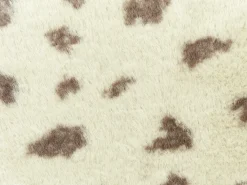 Online Beliani Set di 2 cuscini KASRA Finta pelliccia 45 x 45 cm Trama astratta Beige