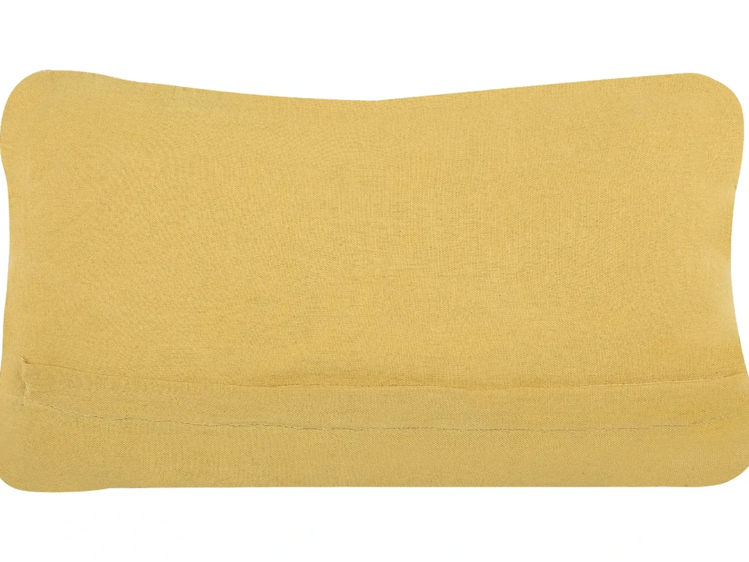 Online Beliani Set di 2 cuscini KIRIS Cotone 30 x 50 cm Trama geometrica Giallo