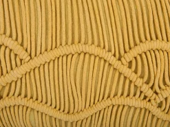 Online Beliani Set di 2 cuscini KIRIS Cotone 30 x 50 cm Trama geometrica Giallo