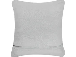 Beliani Set di 2 cuscini KIZKALESI Cotone 45 x 40 cm Trama geometrica Grigio