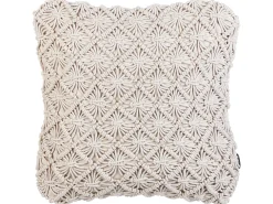 Discount Beliani Set di 2 cuscini KIZKALESI Cotone 45 x 45 cm chiaro Trama geometrica Beige
