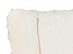 Discount Beliani Set di 2 cuscini KIZKALESI Cotone 45 x 45 cm chiaro Trama geometrica Beige