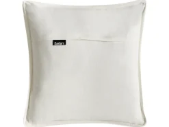 Hot Beliani Set di 2 cuscini KNEMA Cotone 45 x 45 cm Bianco Trama floreale Bianco Marrone