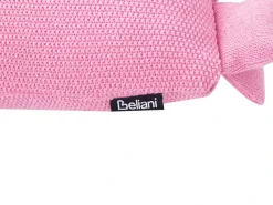 Best Beliani Set di 2 cuscini LAMMI Cotone 45 x 45 cm Rosa Unicorno Giallo Nero Rosa