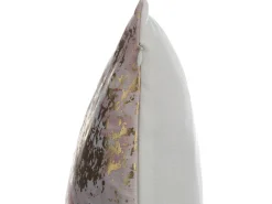 New Beliani Set di 2 cuscini LANTANA 45 x 45 cm Rosa Effetto marmo Bianco Rosa Oro