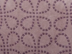 New Beliani Set di 2 cuscini LARKSPUR Velluto 45 x 45 cm Trama geometrica Rosa