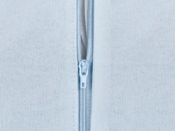 Best Beliani Set di 2 cuscini LEEA Cotone 45 x 45 cm Azzurro Bianco Blu