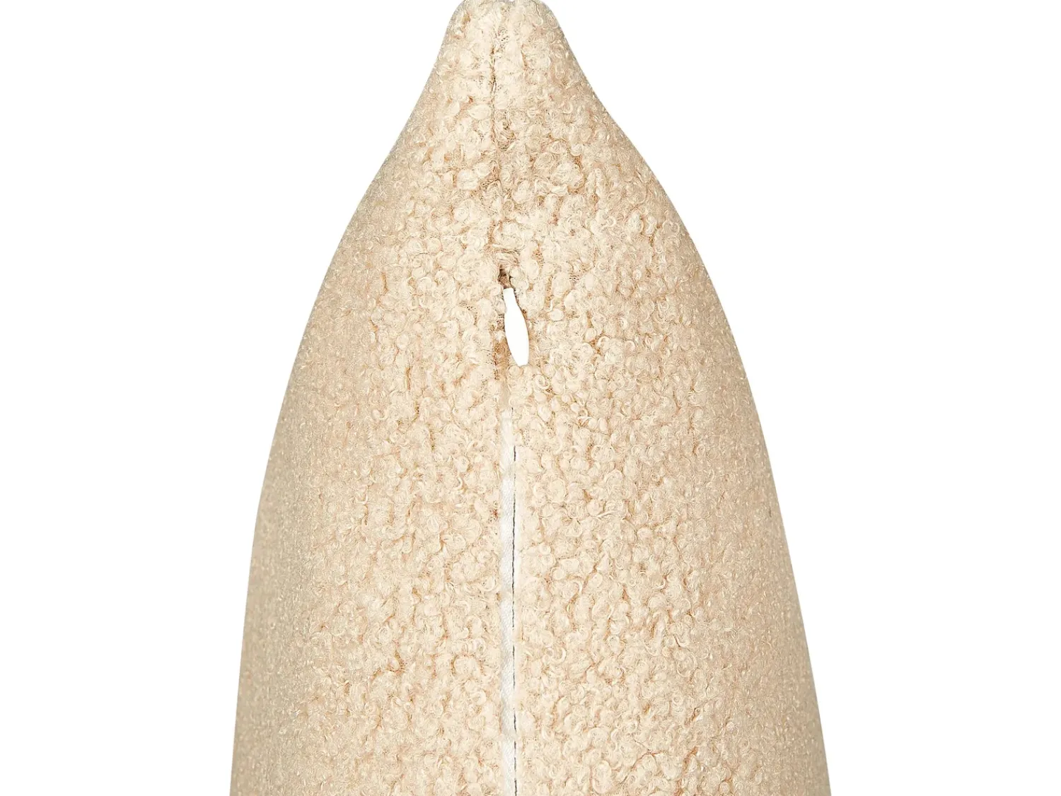 Beliani Set di 2 cuscini LEUZEA Bouclé 45 x 45 cm sabbia Tinta unita Beige