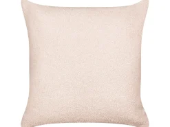 Discount Beliani Set di 2 cuscini LEUZEA Bouclé pastello Tinta unita Rosa