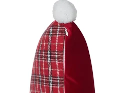 Clearance Beliani Set di 2 cuscini LONICERA 45 x 45 cm Rosso Modello natalizio Bianco Rosso