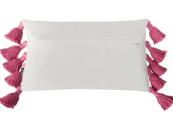 Hot Beliani Set di 2 cuscini LOVELY Cotone 30 x 50 cm Bianco Rosa