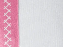 Hot Beliani Set di 2 cuscini LOVELY Cotone 30 x 50 cm Bianco Rosa