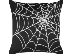 Outlet Beliani Set di 2 cuscini LYCORIS Velluto 45 x 45 cm Nero Trama astratta Bianco Nero