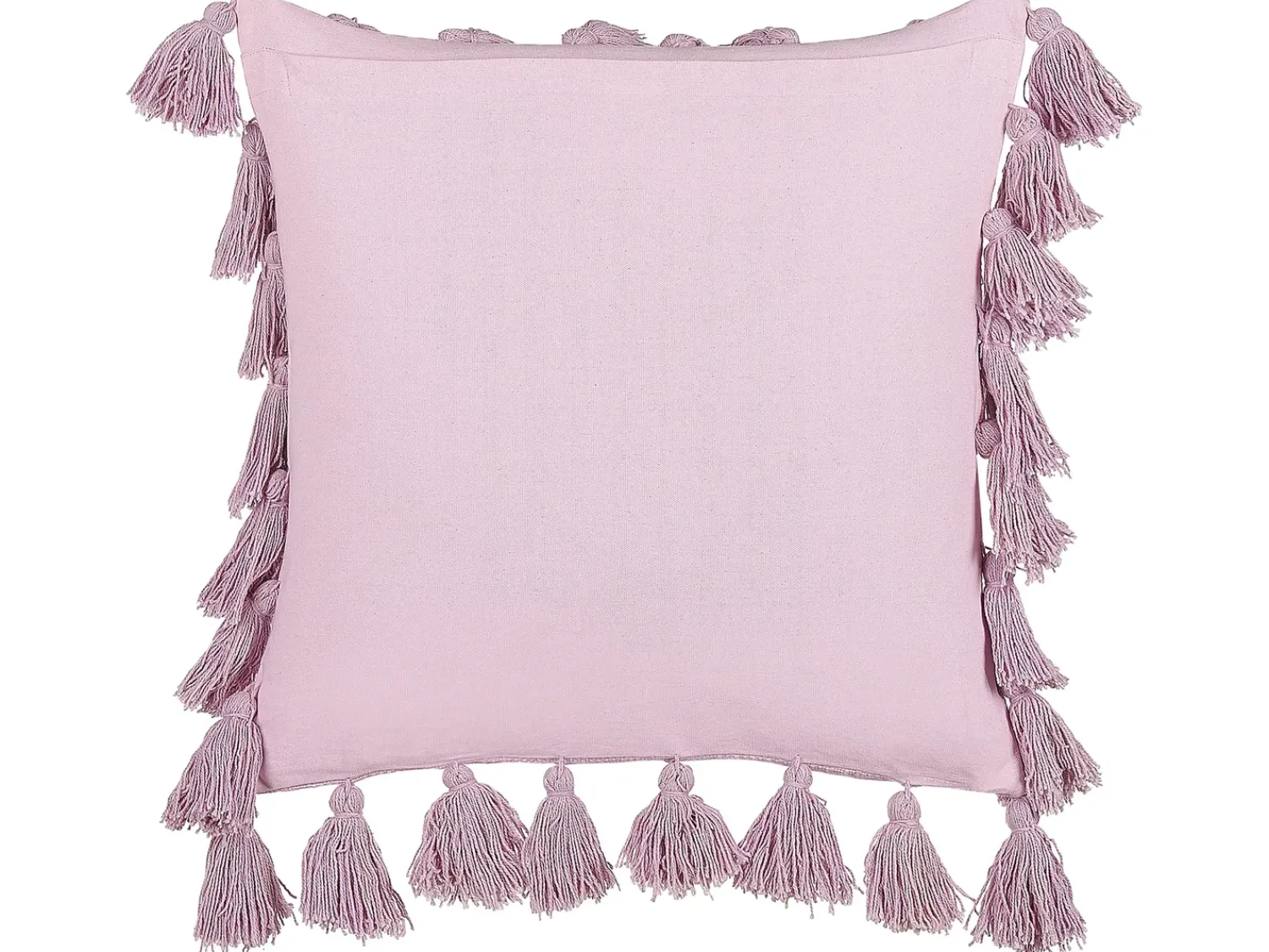 New Beliani Set di 2 cuscini LYNCHIS Cotone 45 x 45 cm Rosa