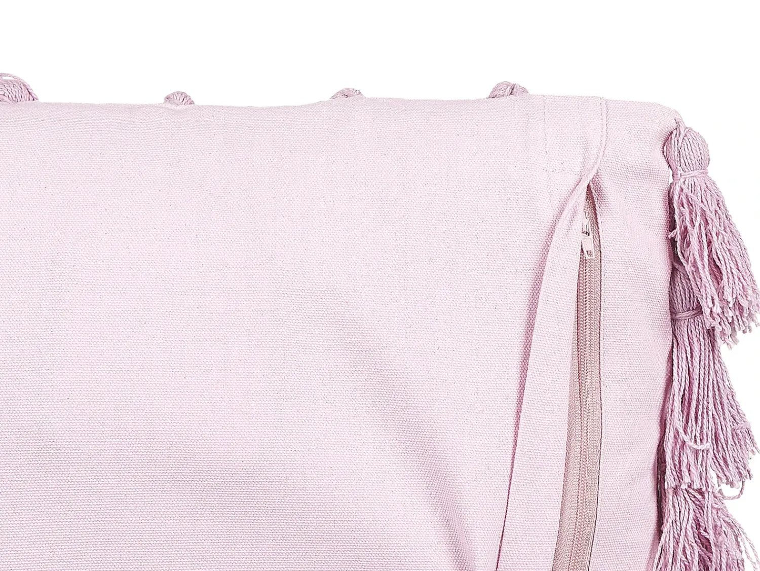 New Beliani Set di 2 cuscini LYNCHIS Cotone 45 x 45 cm Rosa