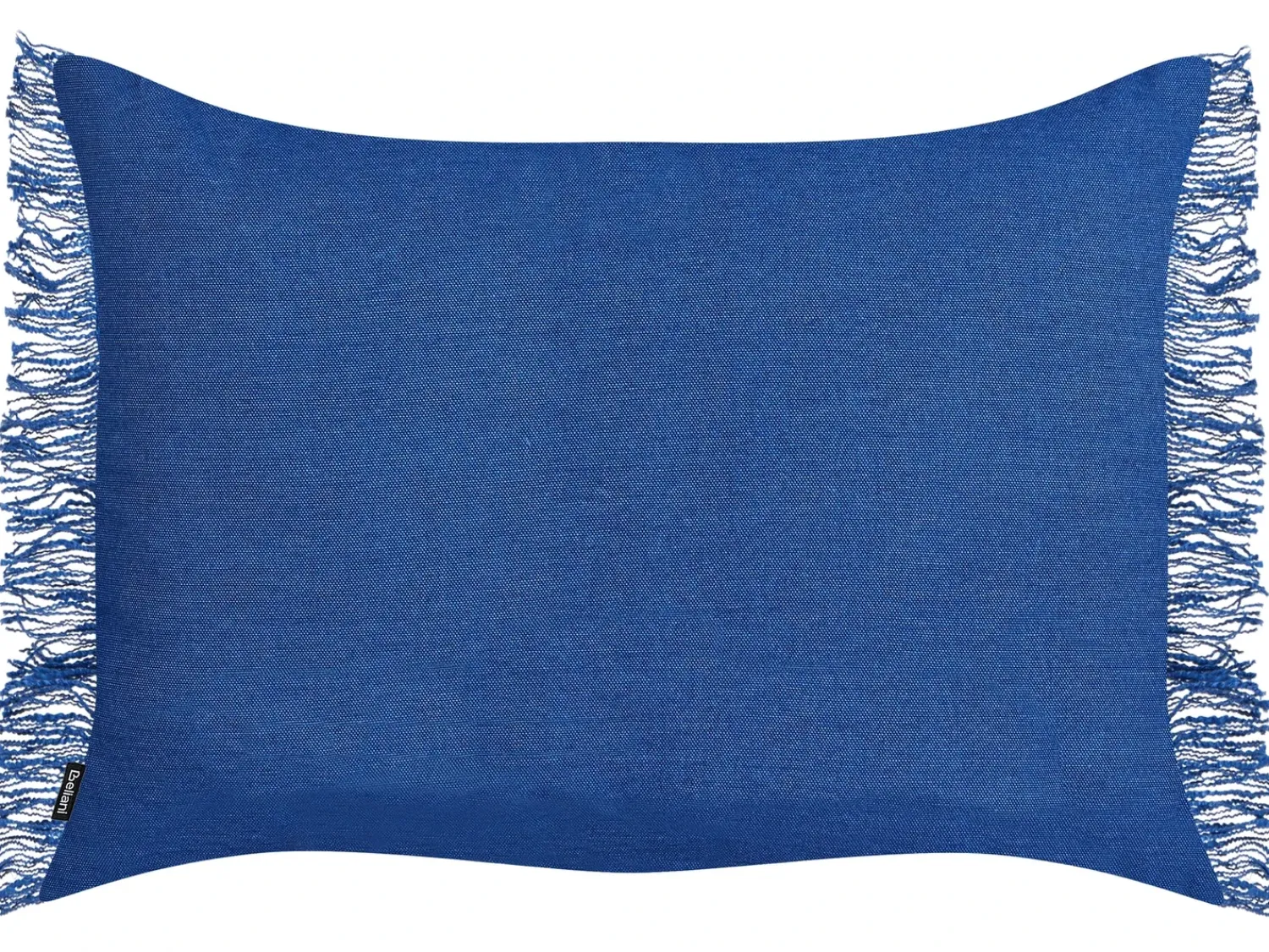 Online Beliani Set di 2 cuscini MABA Cotone 50 x 35 cm marino Tinta unita Blu