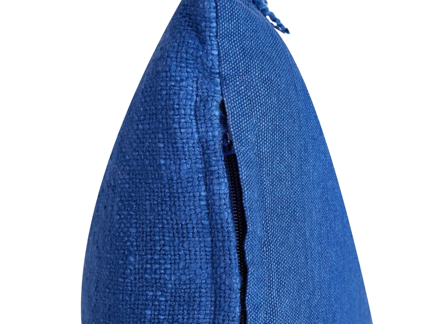 Online Beliani Set di 2 cuscini MABA Cotone 50 x 35 cm marino Tinta unita Blu
