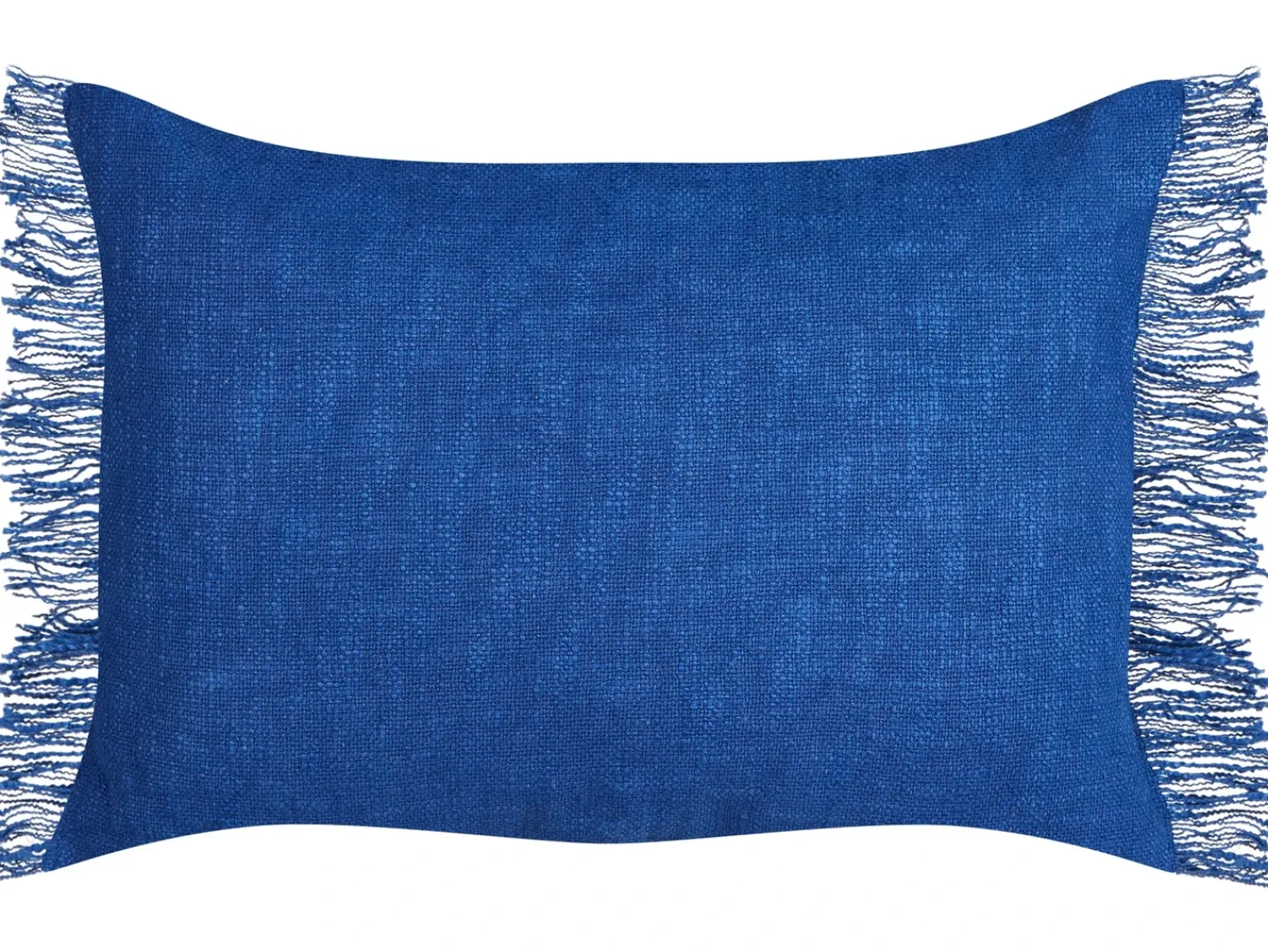 Online Beliani Set di 2 cuscini MABA Cotone 50 x 35 cm marino Tinta unita Blu